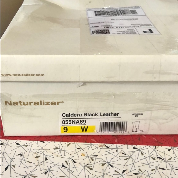 Naturalizer “Caldera” Black Leather Boots 9W - Picture 7 of 7